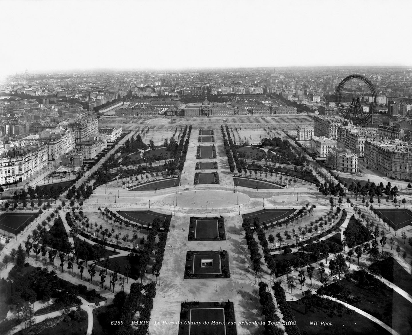 Champ de Mars before the Eiffel Tower