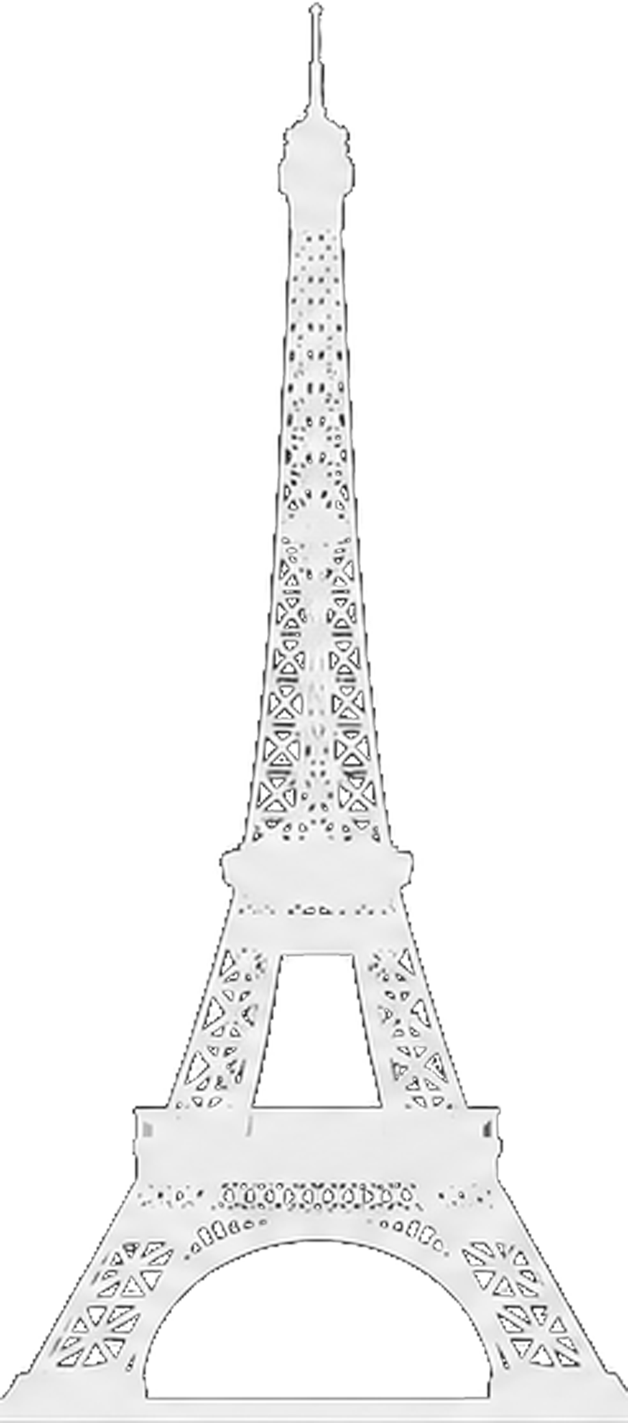 Eiffel Tower silhouette
