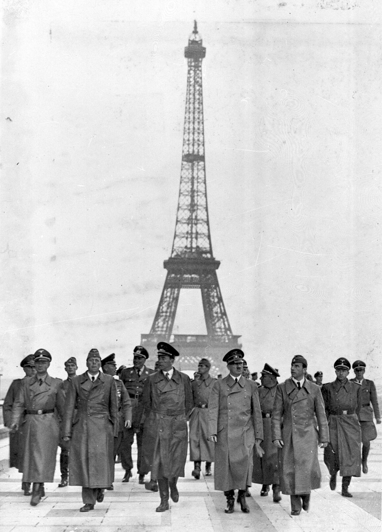 The Eiffel Tower during wartime
